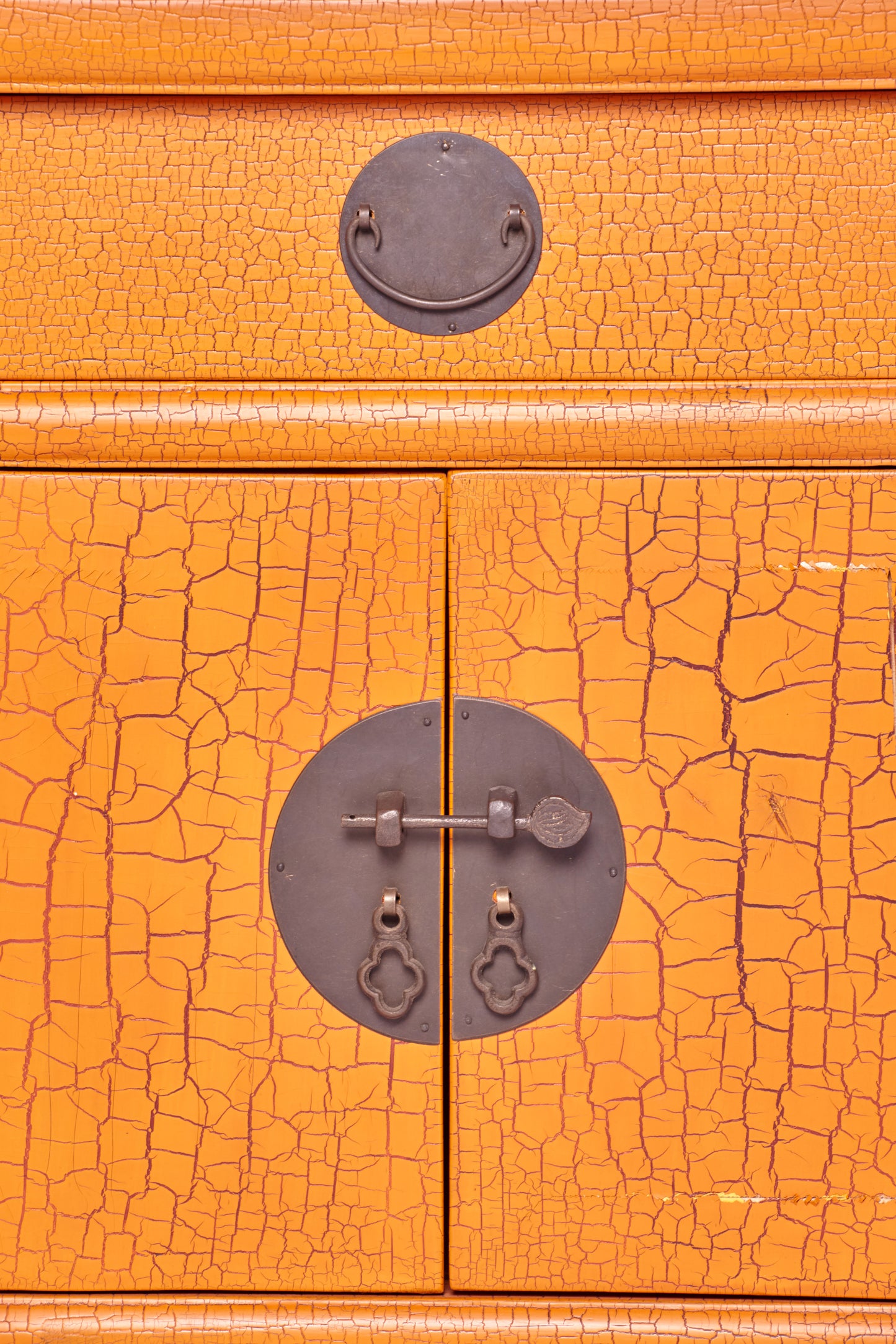 Kommode "Qing Style" China, orange