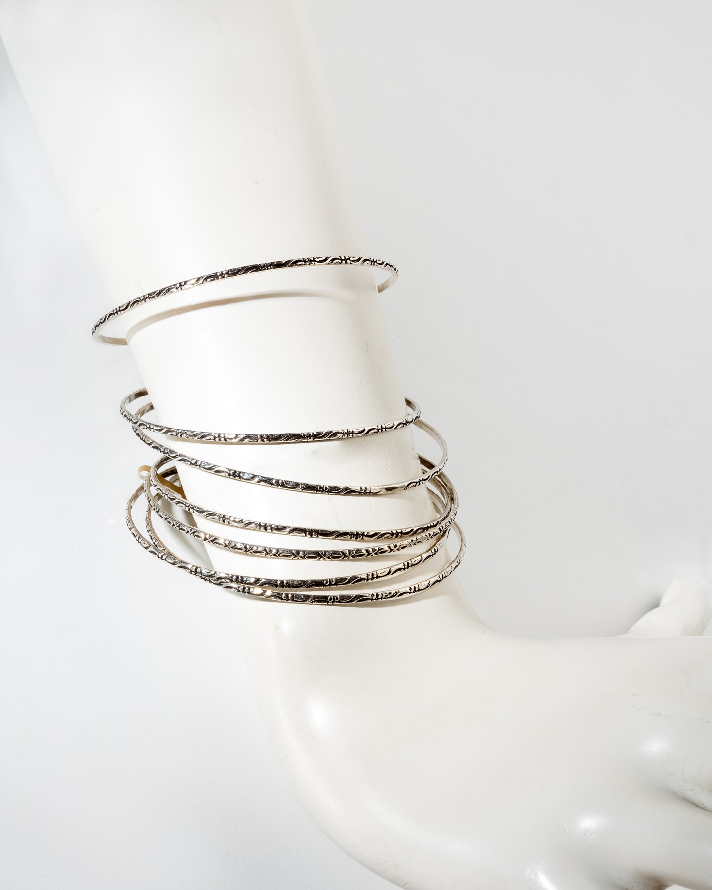 Silber Bangle-Anrmreifen