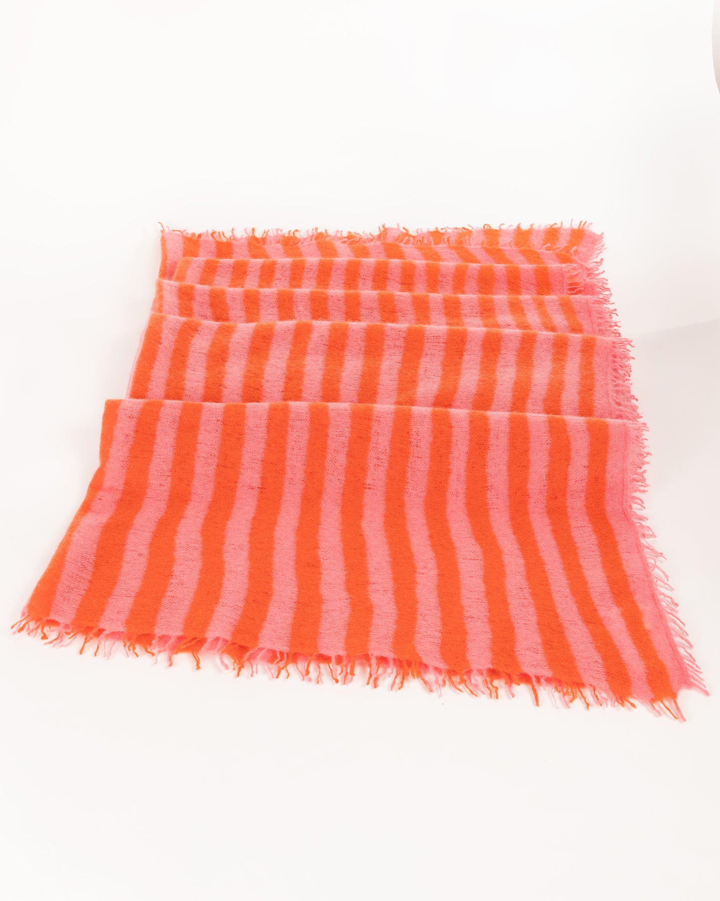 Cashmere stole knit "Maritim Stripes"