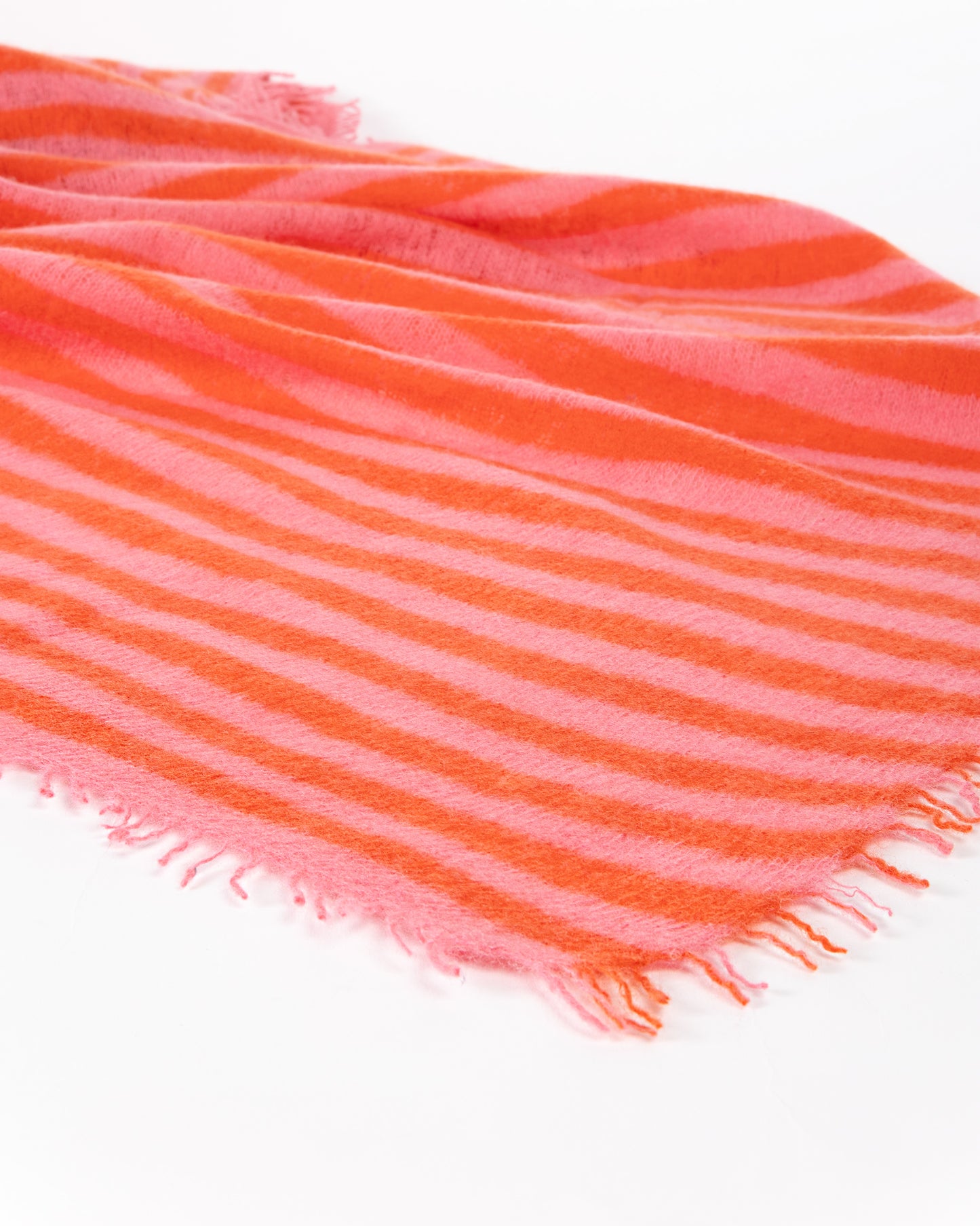 Cashmere stole knit "Maritim Stripes"