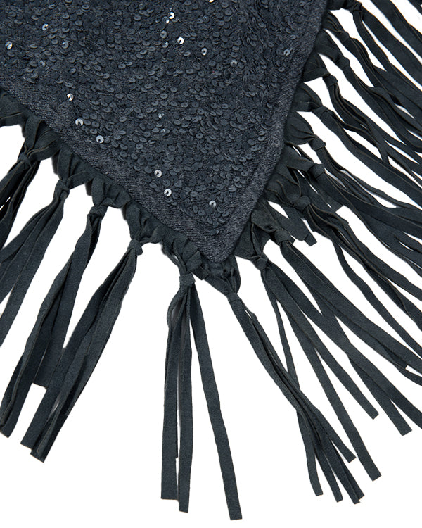 Dreieck-Stola "Opera" dunkelgrau