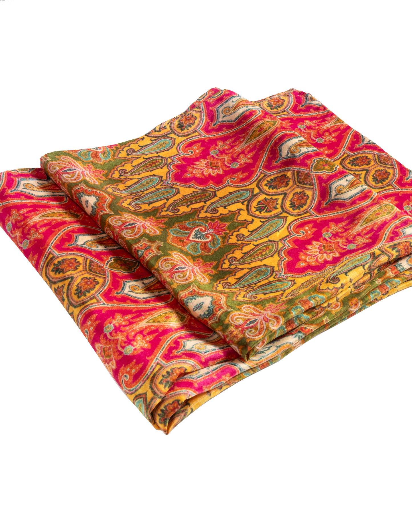 Schal "Habotai-Silk" Jaipur gold/pink