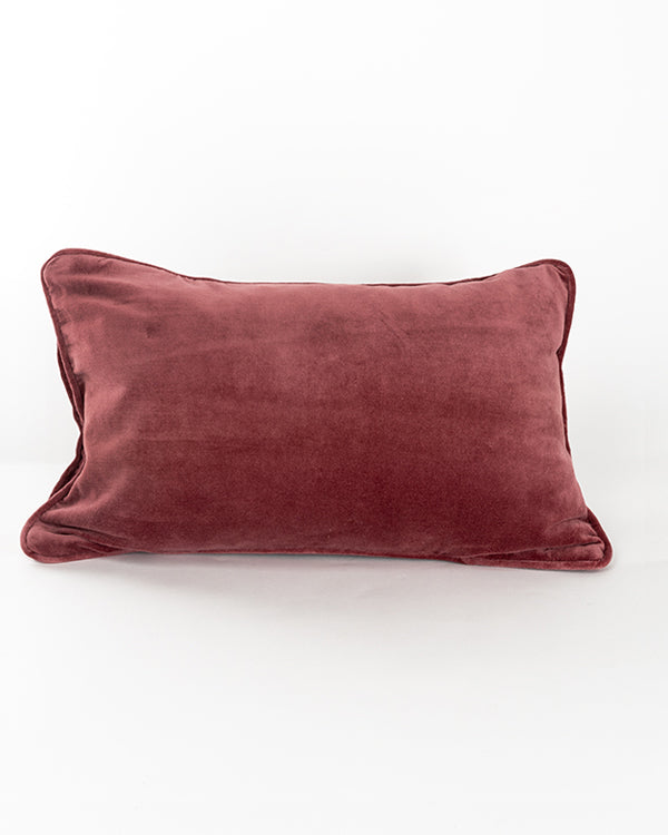 Kissen Samt “Portobello” Altrosé