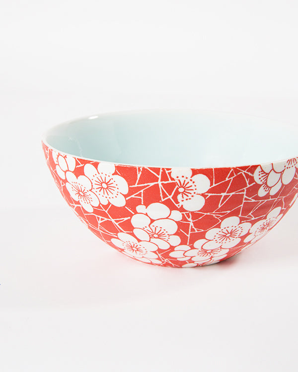 Service “RedFlowery” bowl