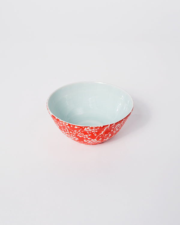 Service “RedFlowery” bowl