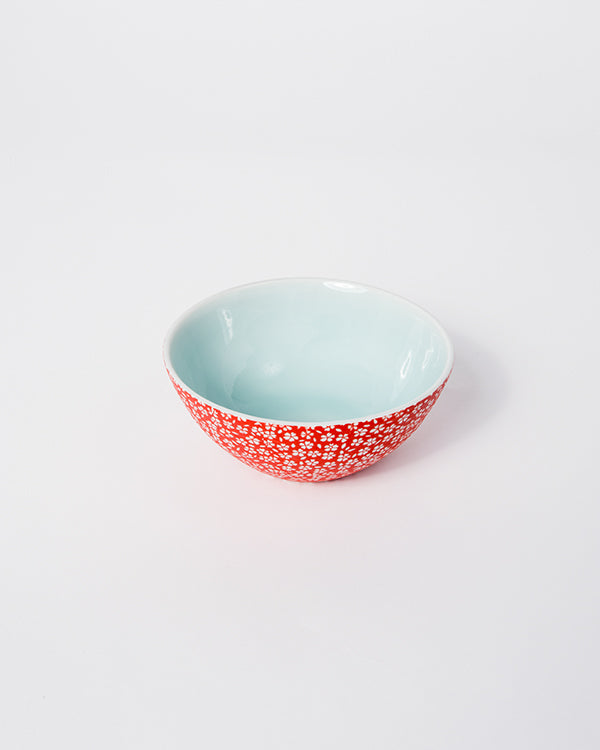 Service “RedFlowery” bowl