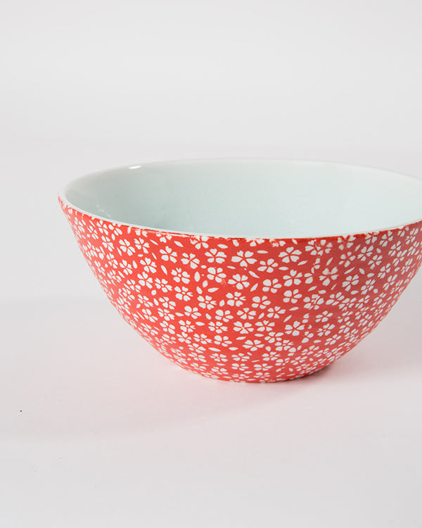 Service “RedFlowery” bowl