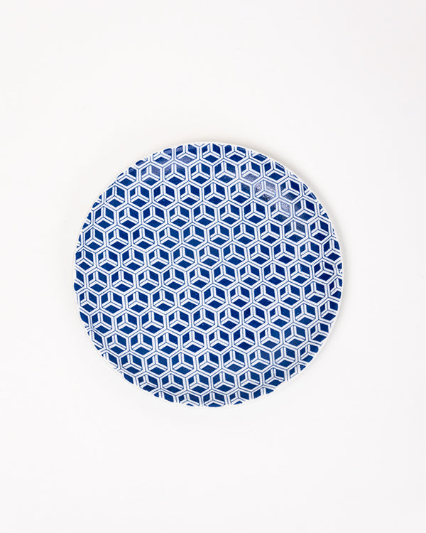 Service “BlueFlowery” cake plate