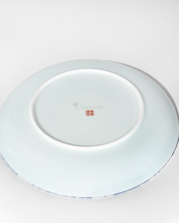 Service “BlueFlowery” cake plate