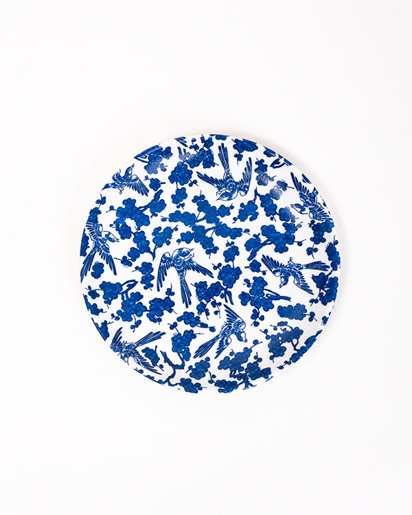 Service “BlueFlowery” cake plate