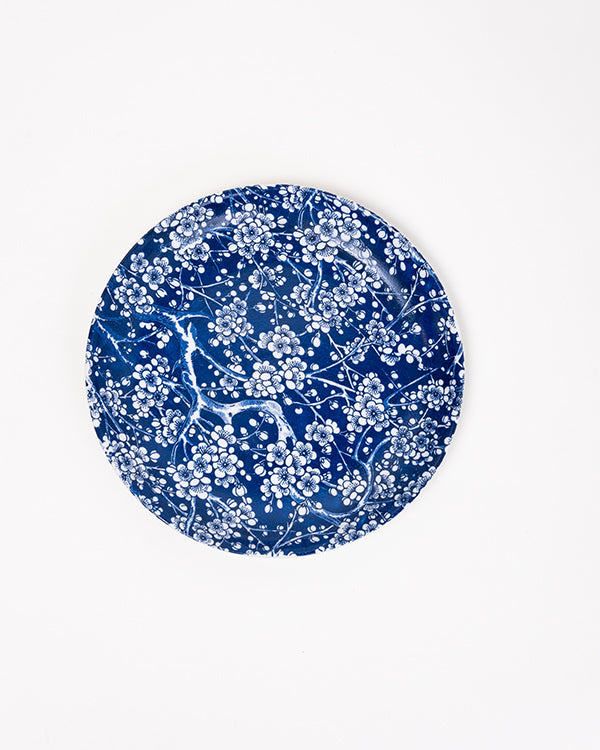 Service “BlueFlowery” cake plate