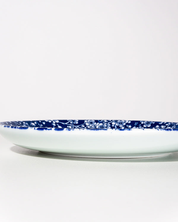 Service “BlueFlowery” cake plate