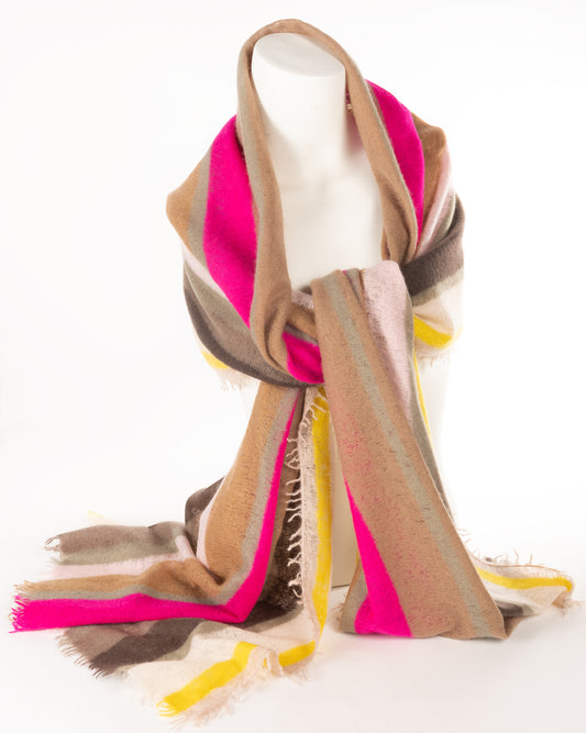 Cashmere stole knit "Elisa"