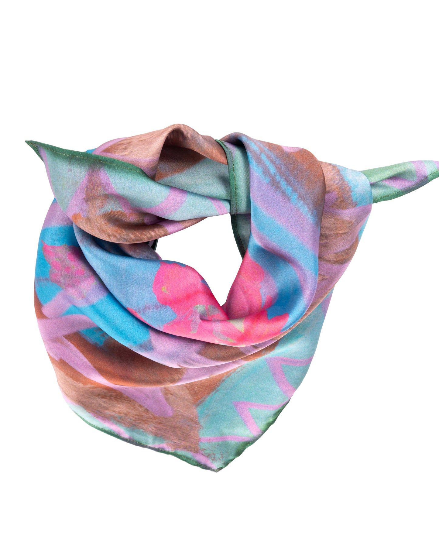 Foulard "Pink Flower"