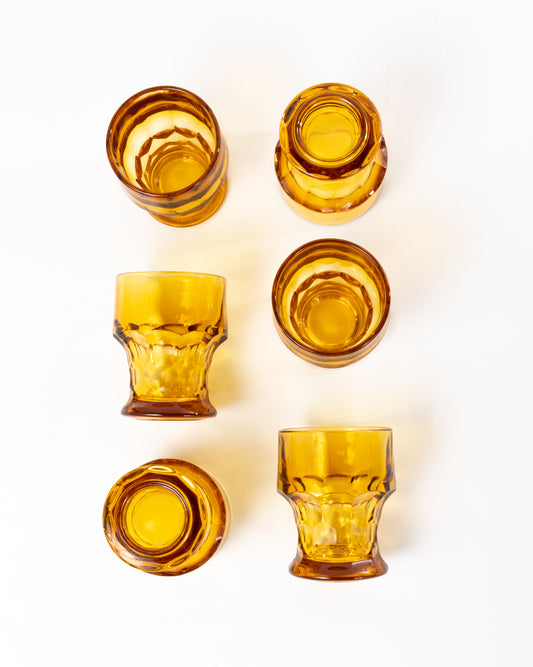 Water glass "Yellow" Set of 6