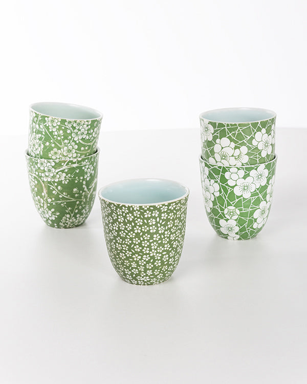 Service “GreenFlowery” cup