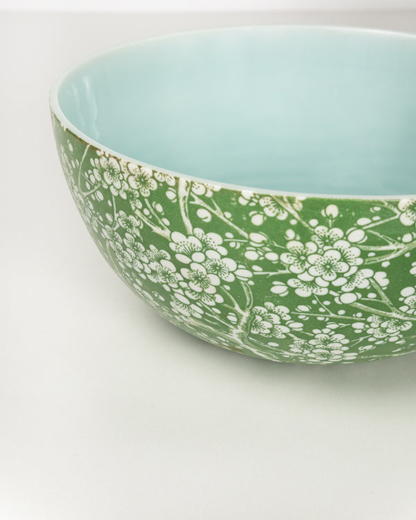 Service “GreenFlowery” bowl