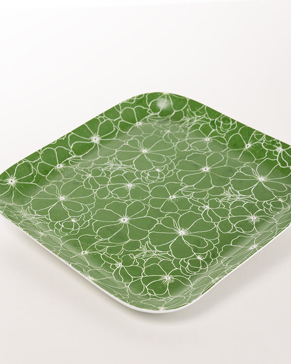 Service “GreenFlowery” serving plate