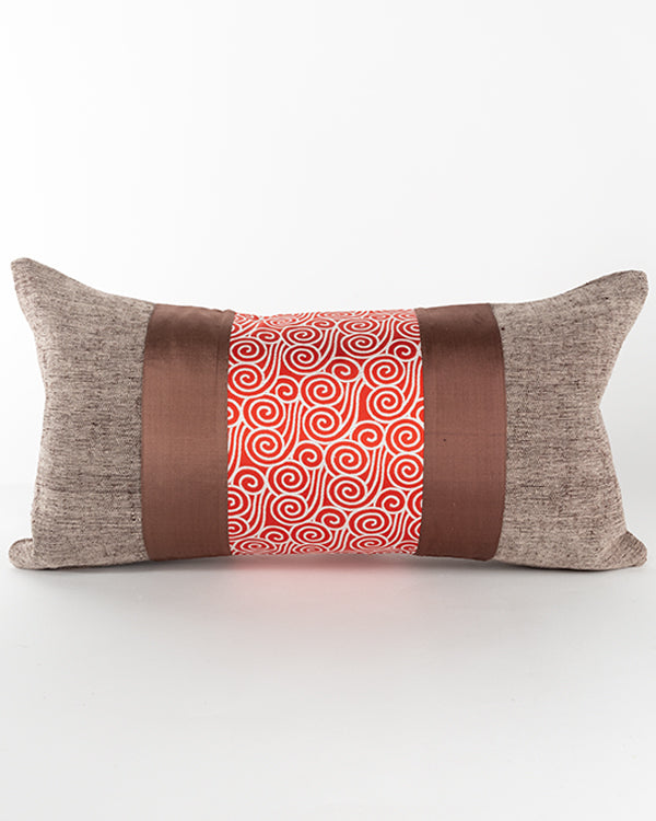 Cushion cover “Banderole" red