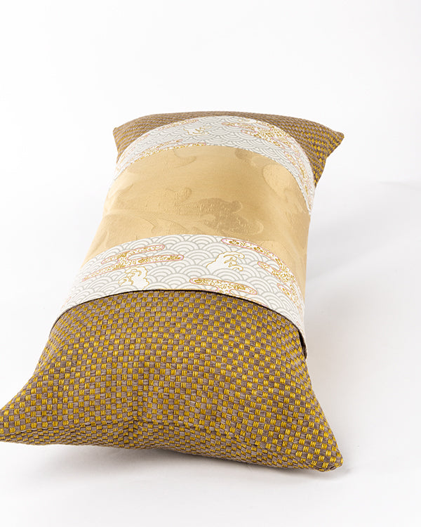 Cushion cover “Banderole yellow”