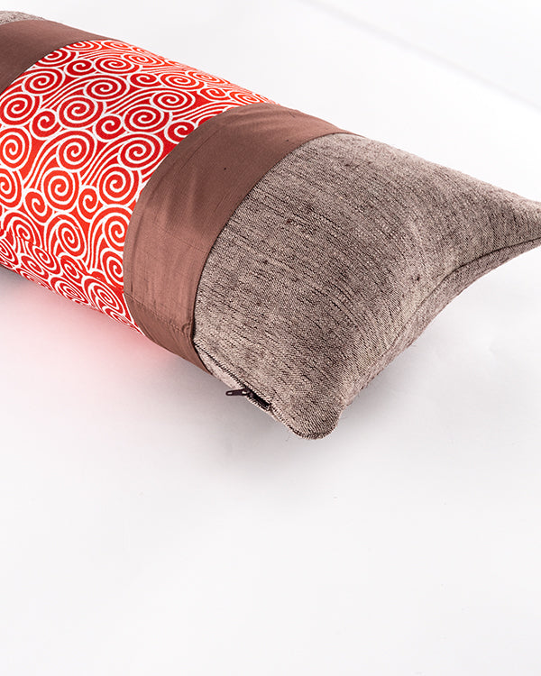 Cushion cover “Banderole" red