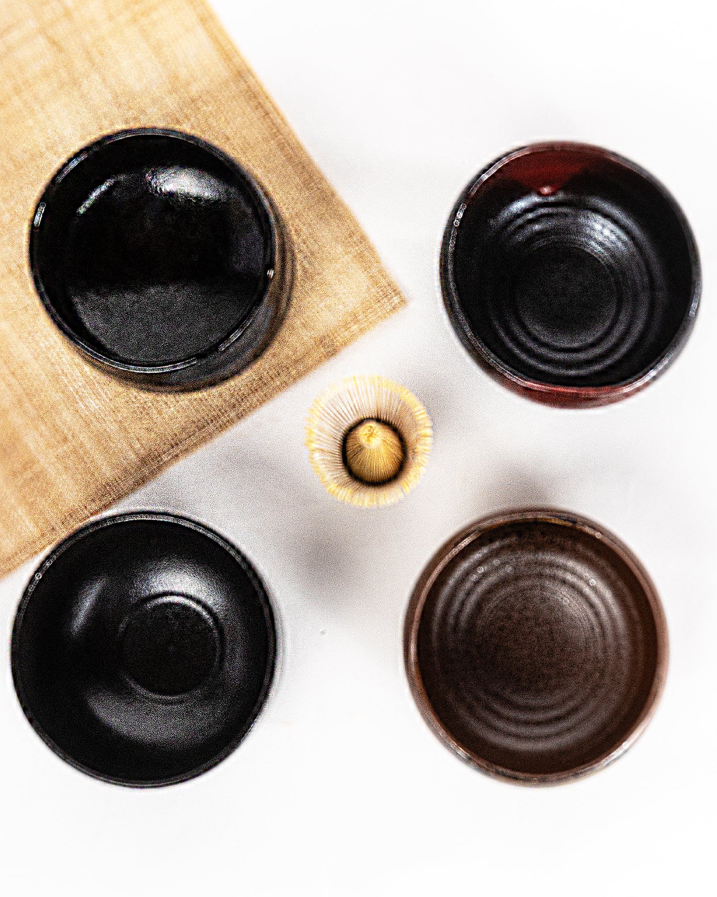 Japanische Matcha-Schalen aus Keramik