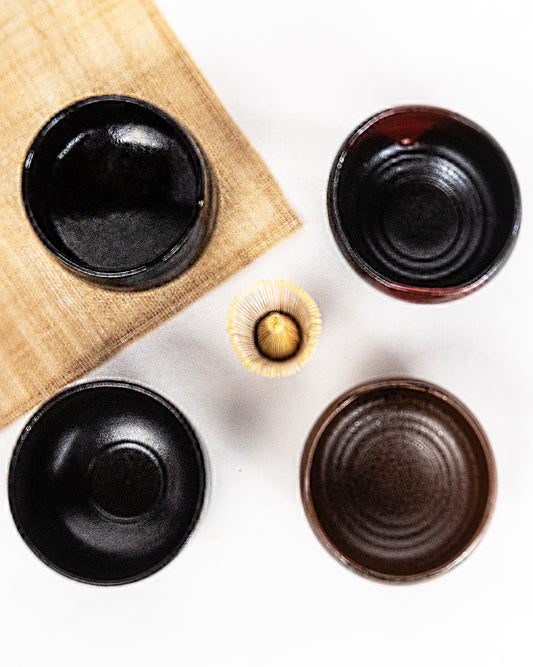 Japanische Matcha-Schalen aus Keramik