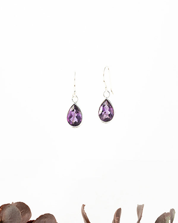 Earrings “Amethyst Violet”