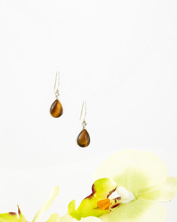 Earrings “Tiger Eye Yellow”