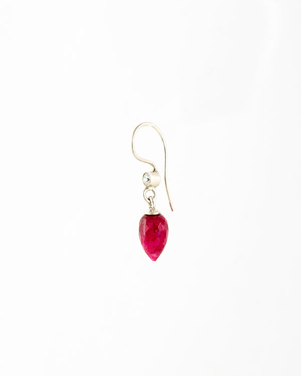 Earrings “Ruby Red Drops”