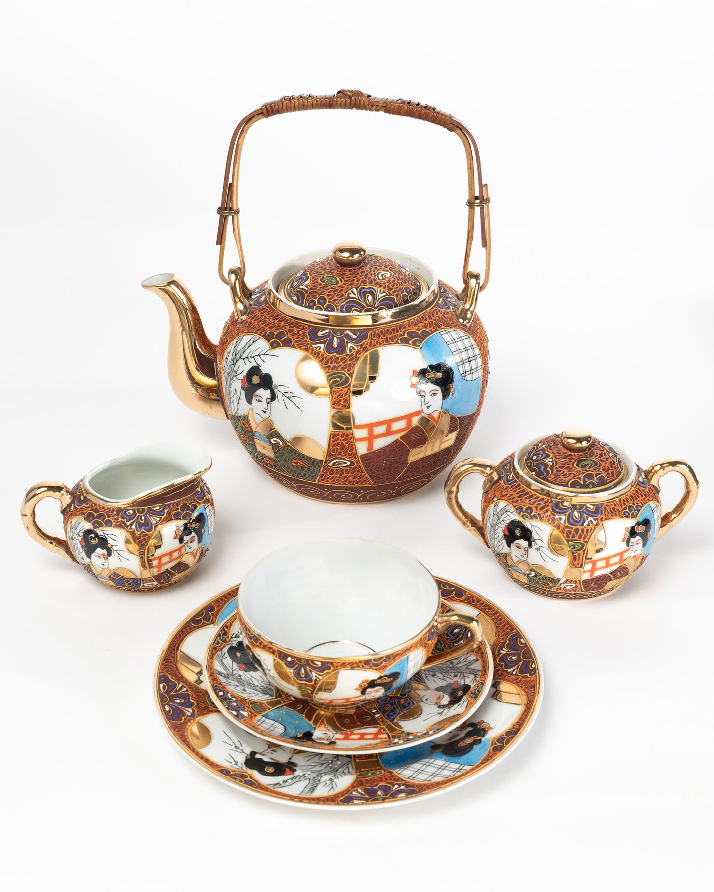 Vintage Japanese Tea Set