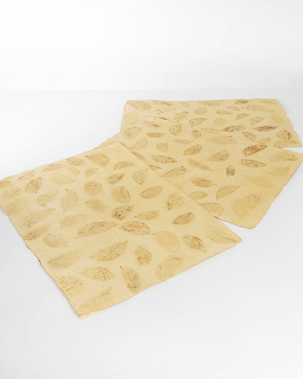 Placemats "Paper" yellow