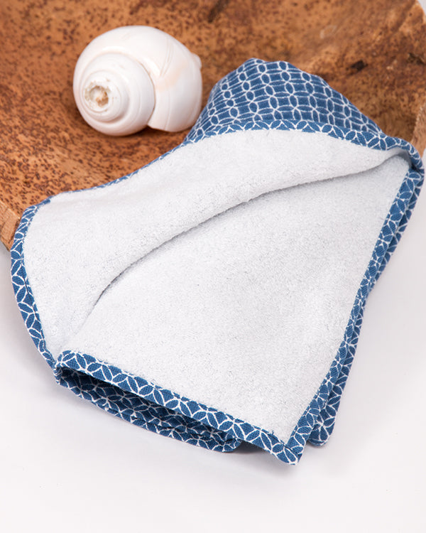 Uchino Towels “komon” blue