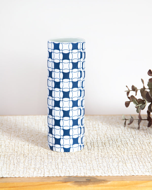 Vase “BlueFlowery”